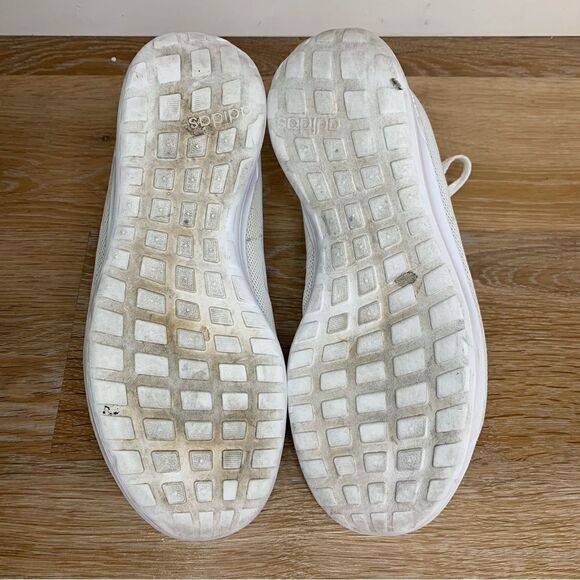 Adidas Cloud Foam Women’s White Running Shoes - Picture 10 of 12